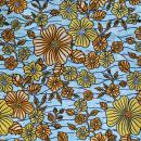 SUMMER FLOWERS Afrikanischer Wax Print Stoff